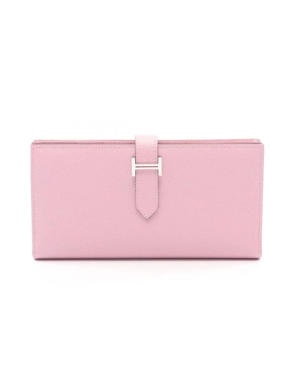 Hermes Bifold Wallet Bearn Soufflet Mauve Sylvestre